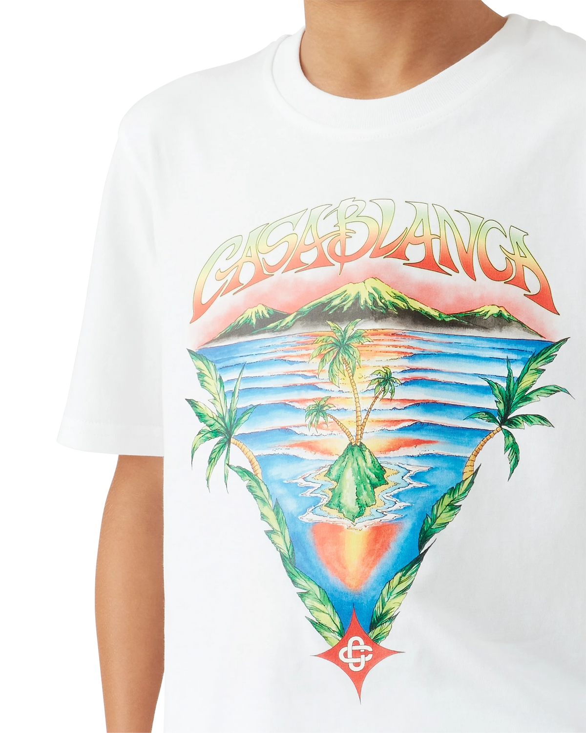 CASABLANCA Boys Innocence Triangle T-shirt Kid's Apparel