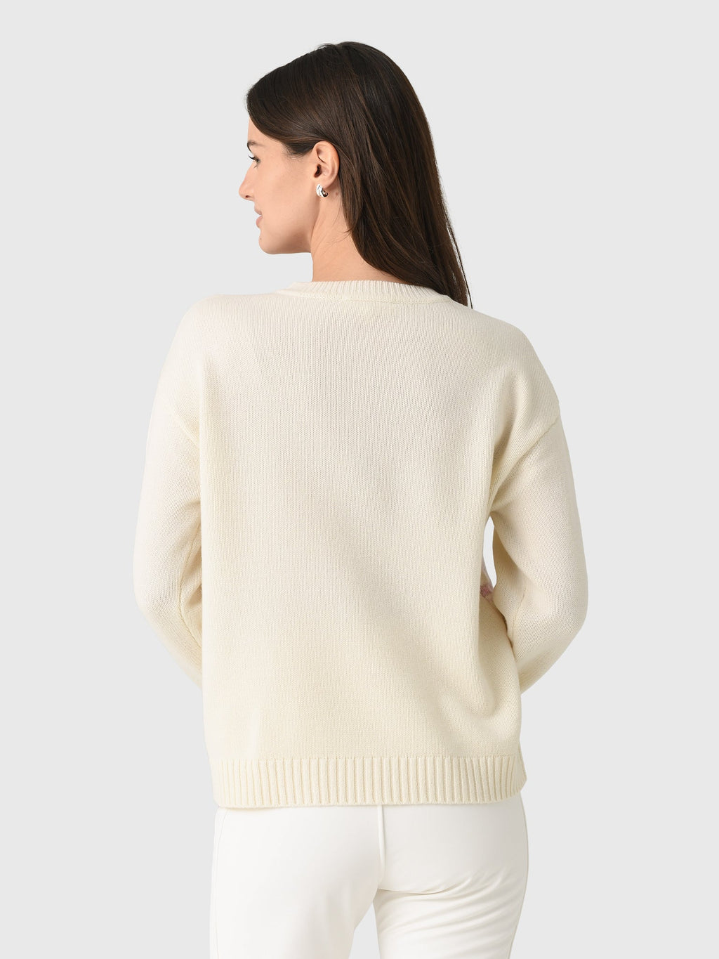LoveShackFancy Women's Francie Wool Jacquard Pullover