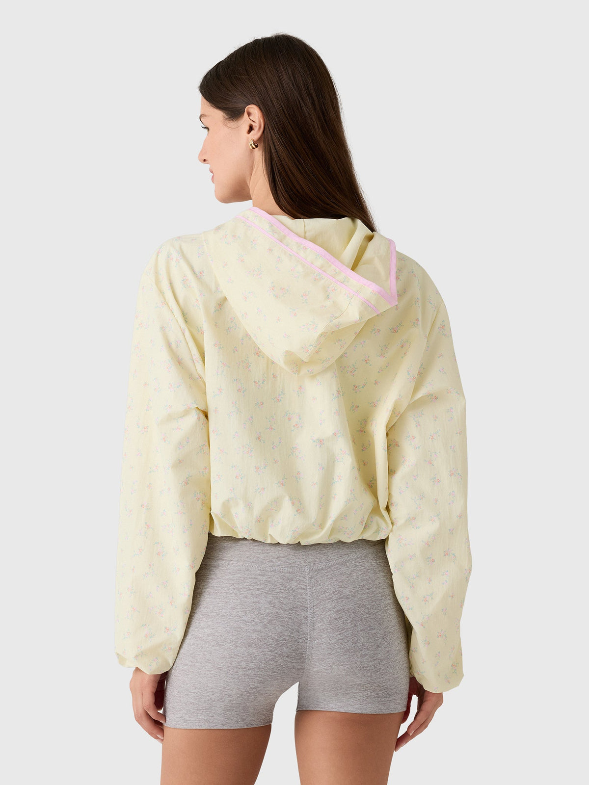 LoveShackFancy Women's Kariana Windbreaker Hoodie