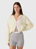 LoveShackFancy Women's Kariana Windbreaker Hoodie