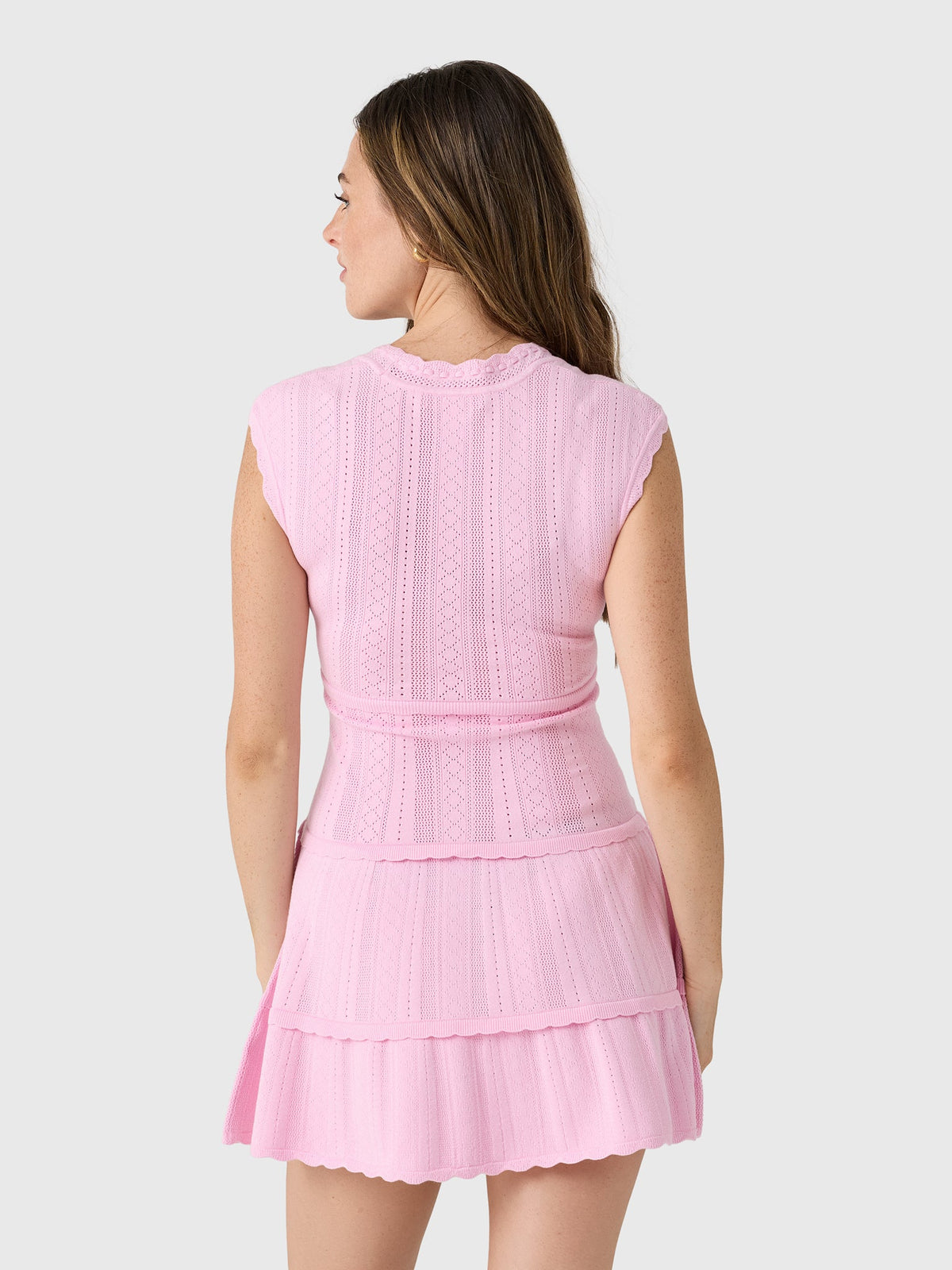 LoveShackFancy Women's Laighton Pointelle Mini Dress