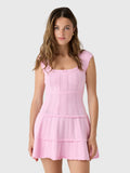LoveShackFancy Women's Laighton Pointelle Mini Dress