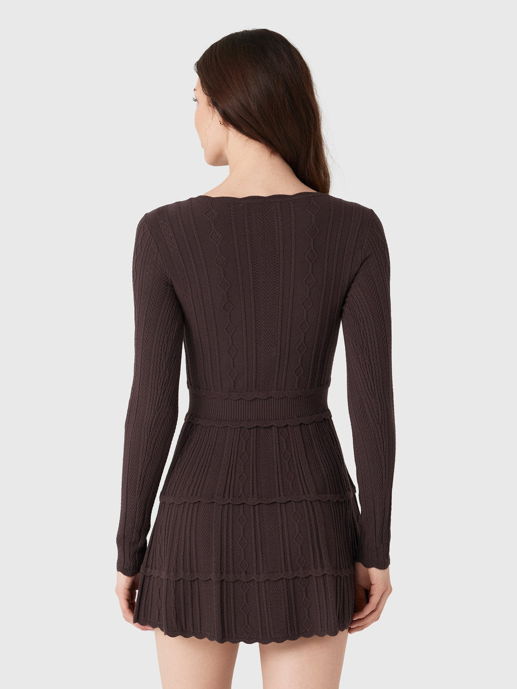 LoveShackFancy Women's Lunelle Stretch Pointelle Mini Dress
