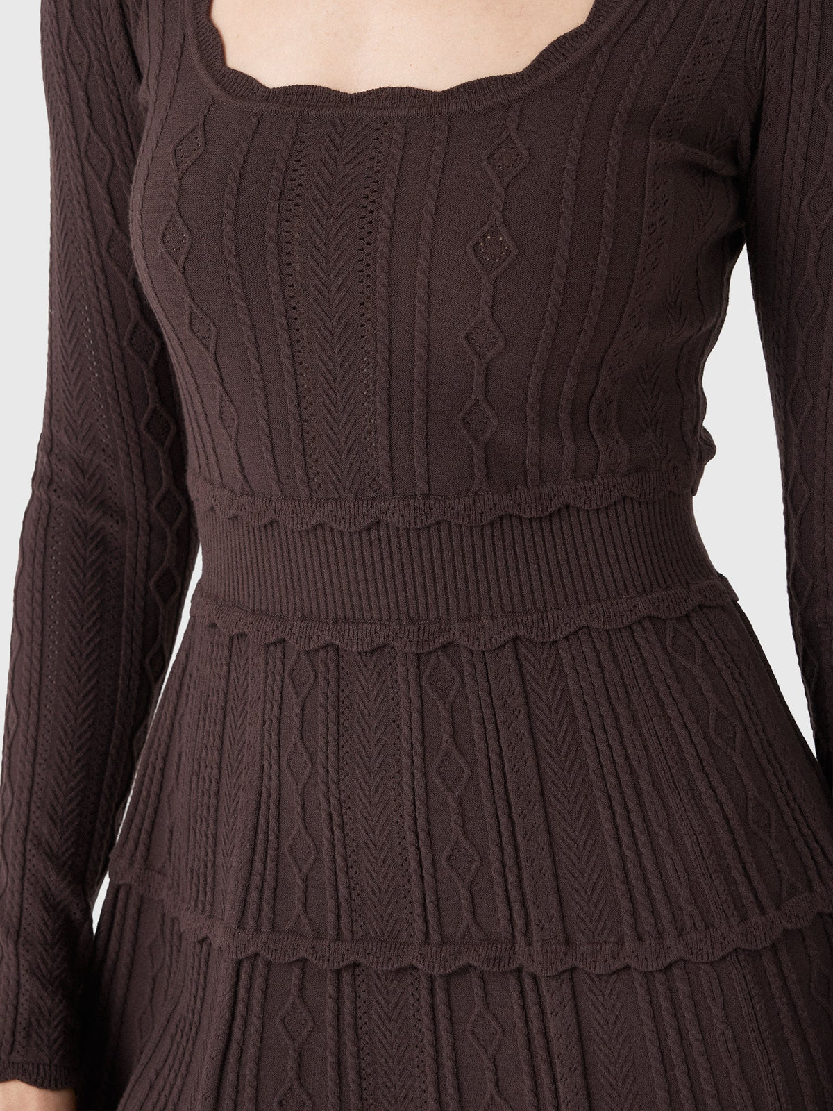 LoveShackFancy Women's Lunelle Stretch Pointelle Mini Dress