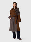 Essentiel Antwerp Women's Kagu Patchwork Trench Coat