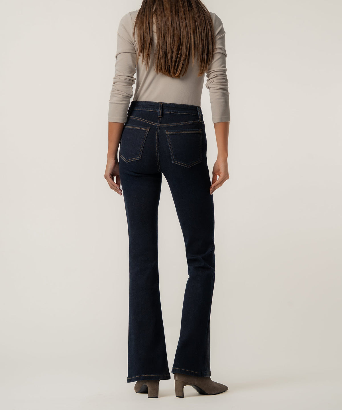Stella High Rise Flare in Wind Wash