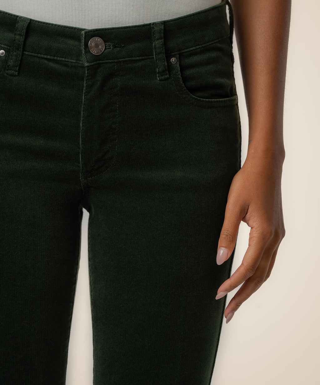Natalie Corduroy Bootcut, Petite in Dark Forest