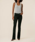 Natalie Corduroy Bootcut in Dark Forest
