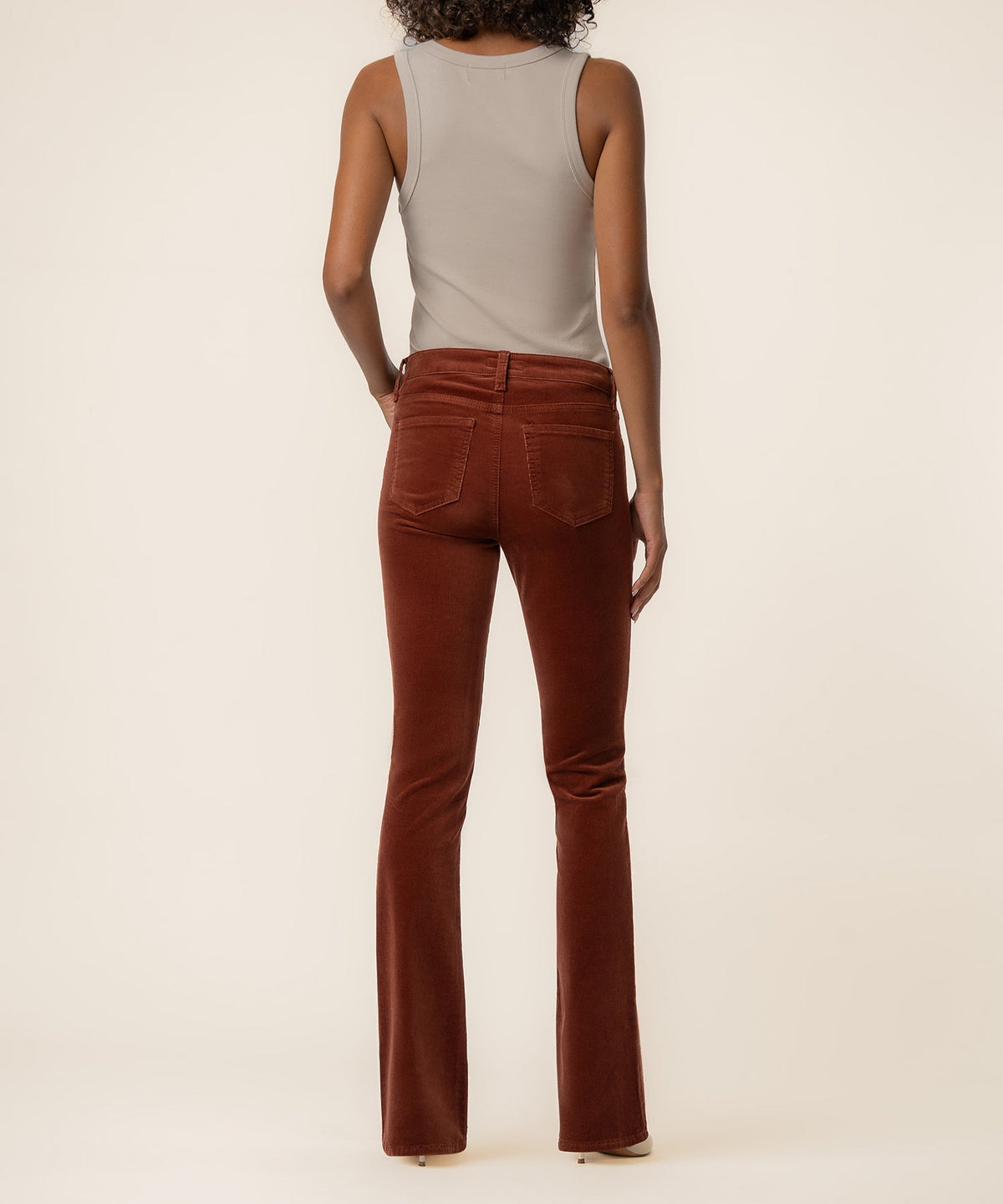 Natalie Corduroy Bootcut in Sienna
