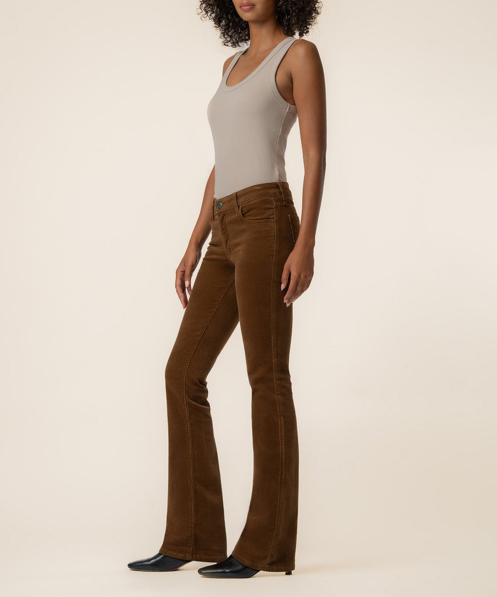 Natalie Corduroy Bootcut in Whiskey