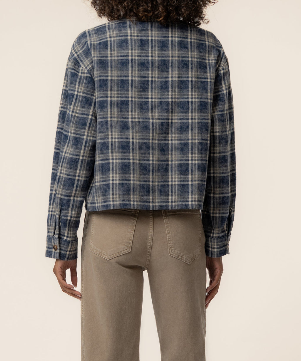 Mira Boxy Top in Blue