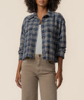 Mira Boxy Top in Blue