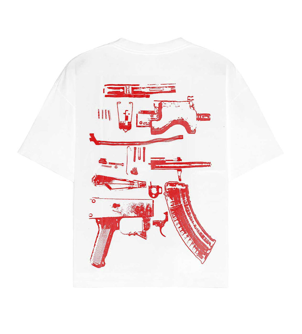Kixkz Clothing In Draco We Trust Tee White/Red