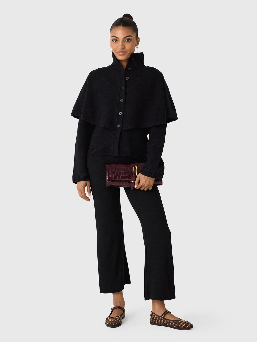 Leset Women's Lauren Crop Flare Pant
