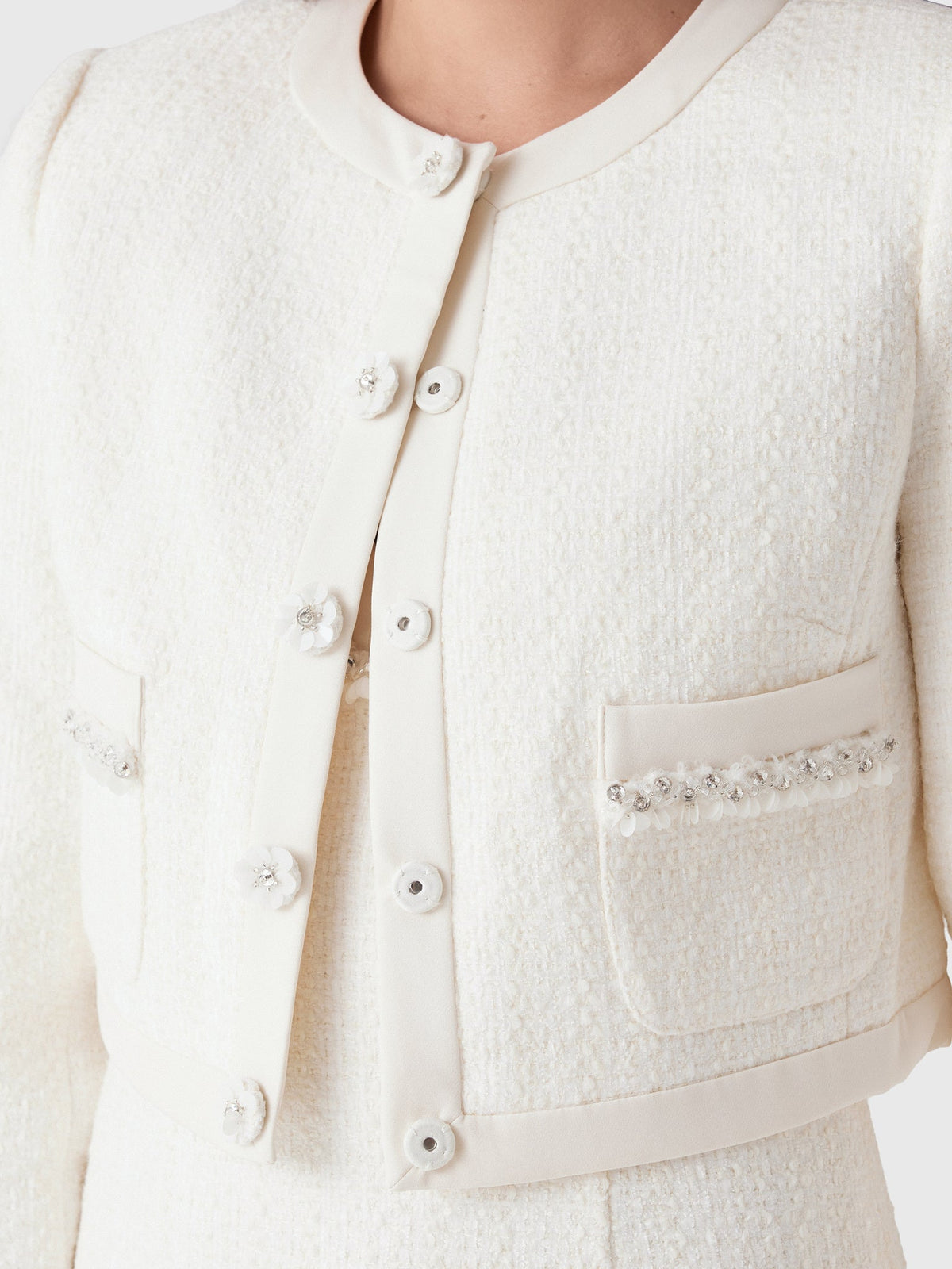LoveShackFancy Women's Alphie Tweed Jacket