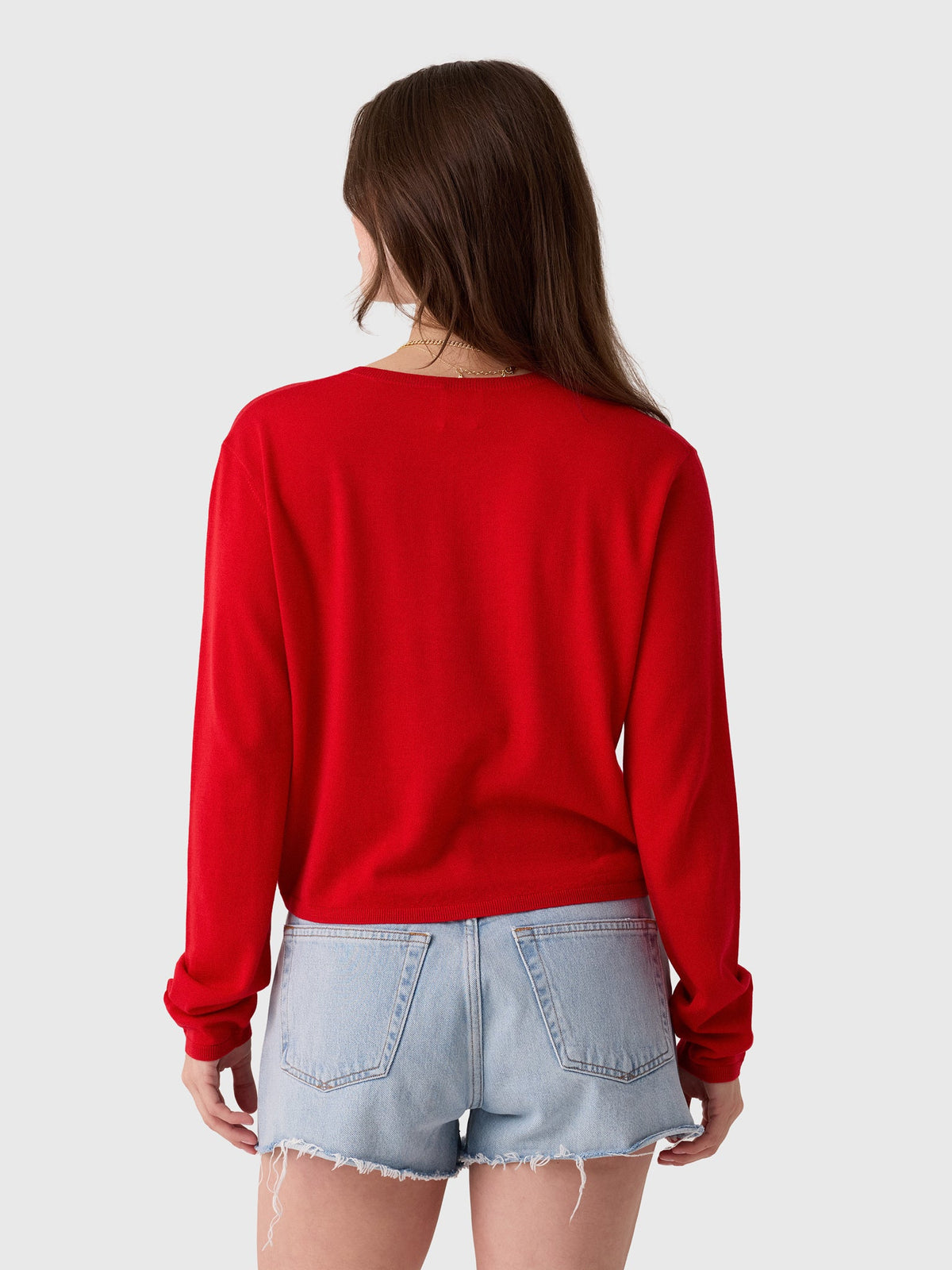 Leset Women's James Crew Cardigan