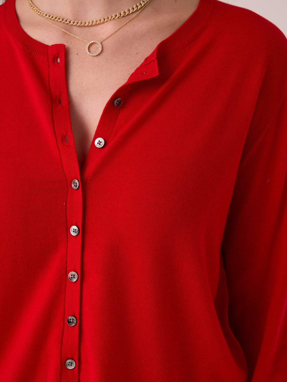 Leset Women's James Crew Cardigan