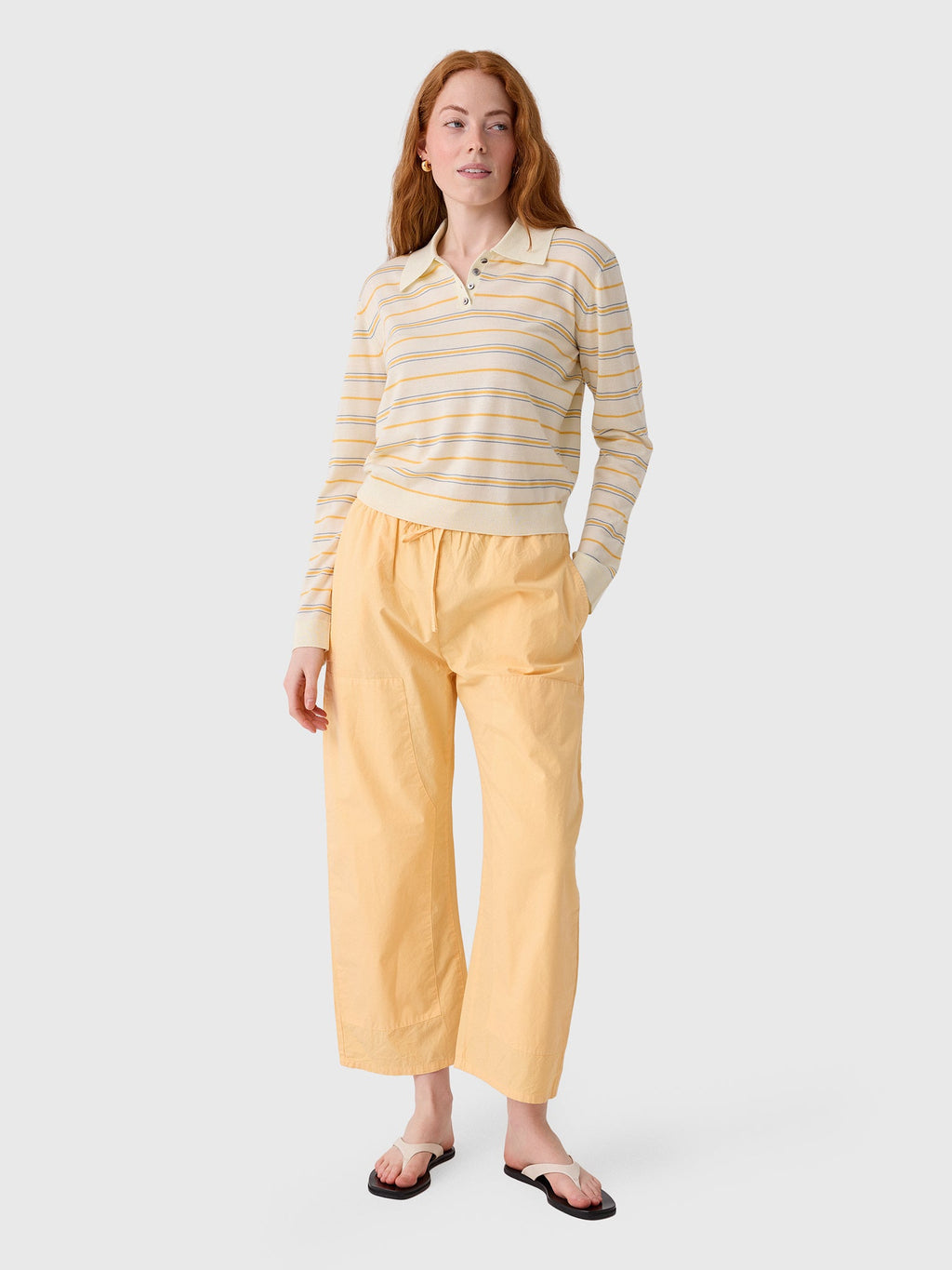 Leset Women's James Stripe Polo
