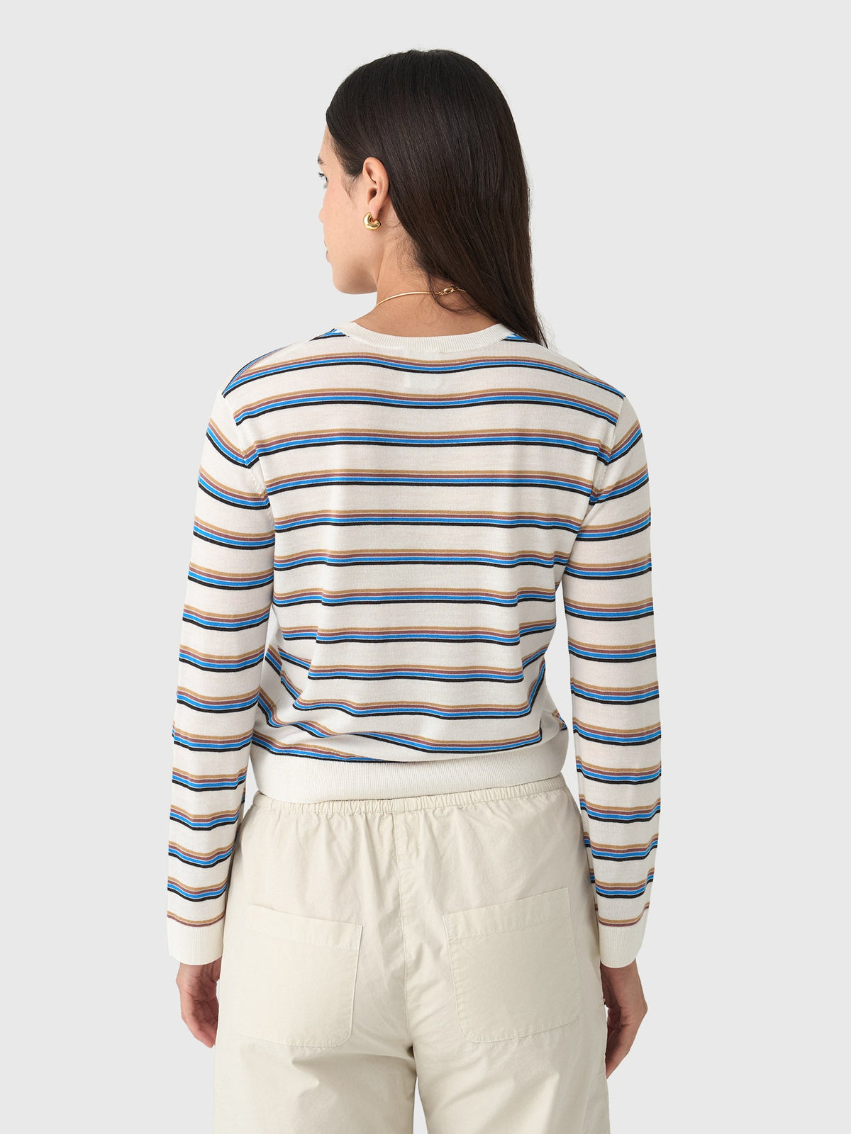 Leset Women's James Stripe Classic Crew