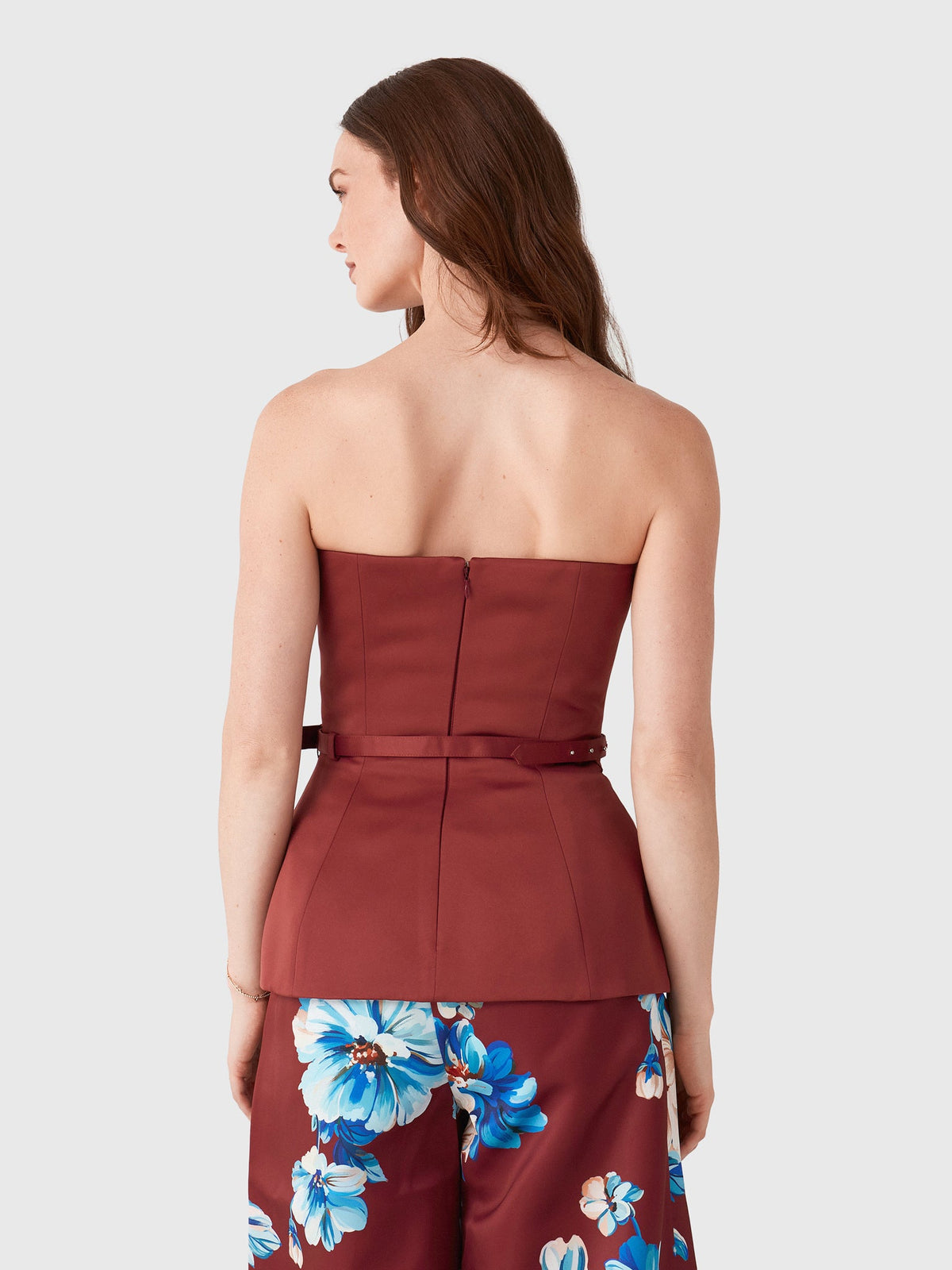 Leo Lin Women's Nadia Embroidered Bustier Top