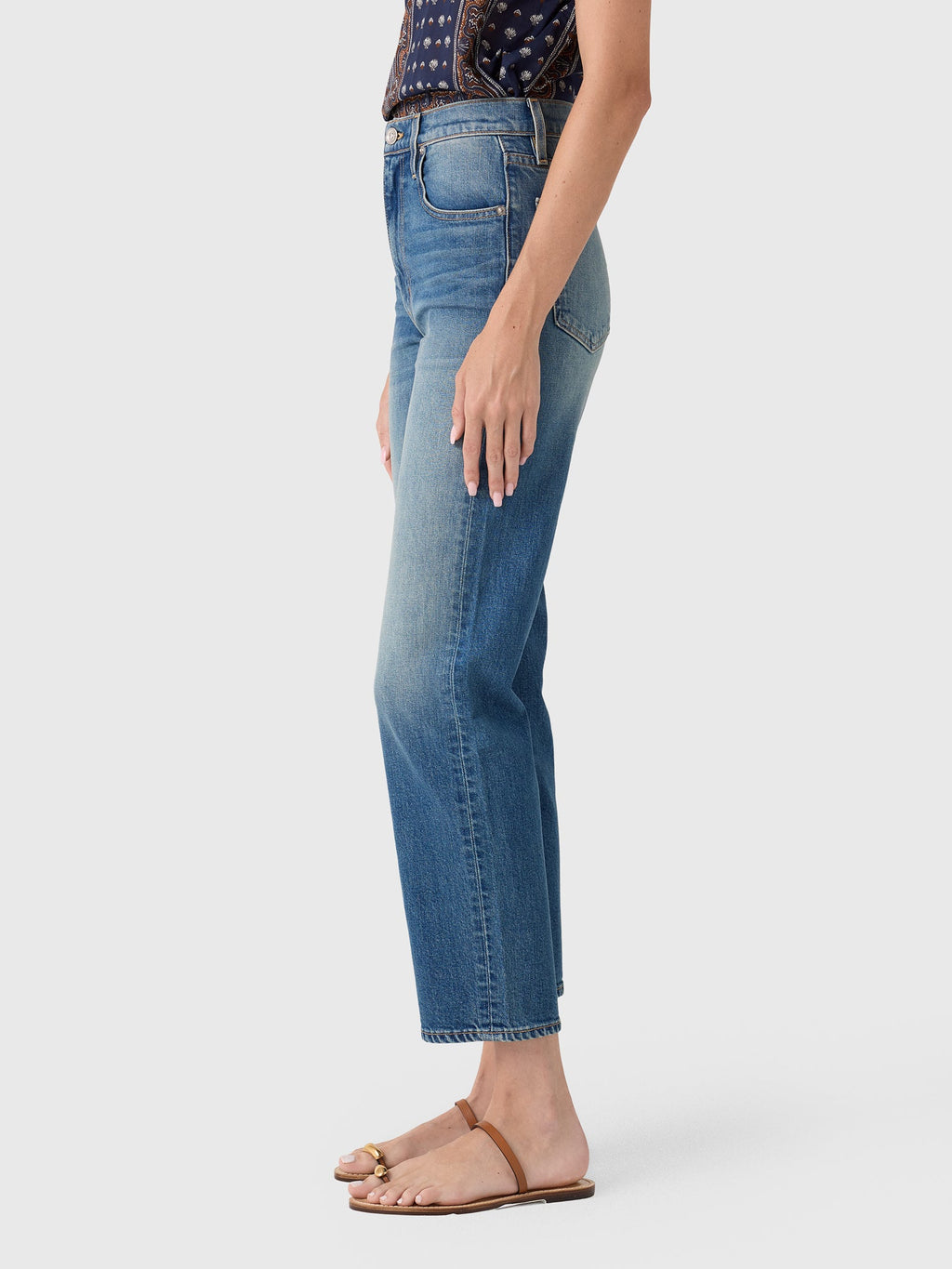 SLVRLAKE Women's London Ankle Jean