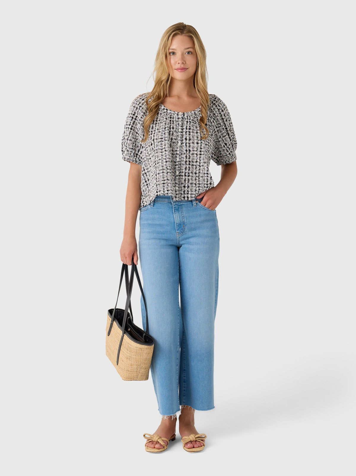 Frame Women's Le Slim Palazzo Crop Jean