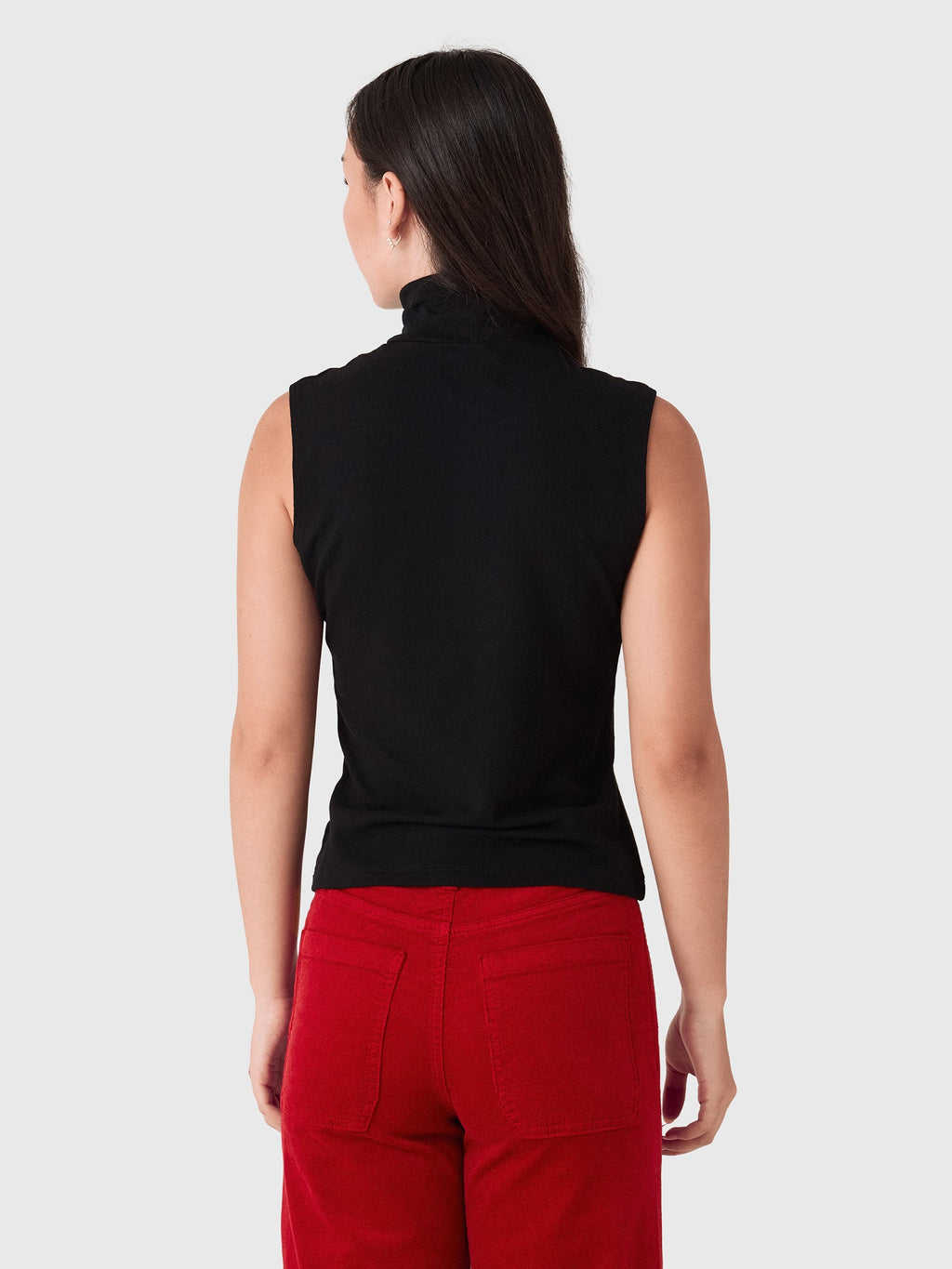 Leset Women's Lauren Sleeveless Turtleneck