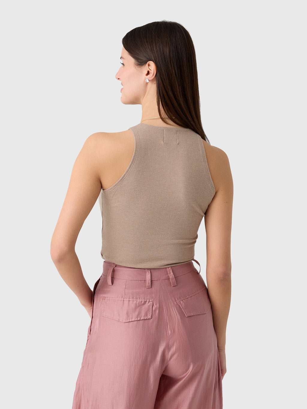 Leset Women's Lauren High Neck Tank