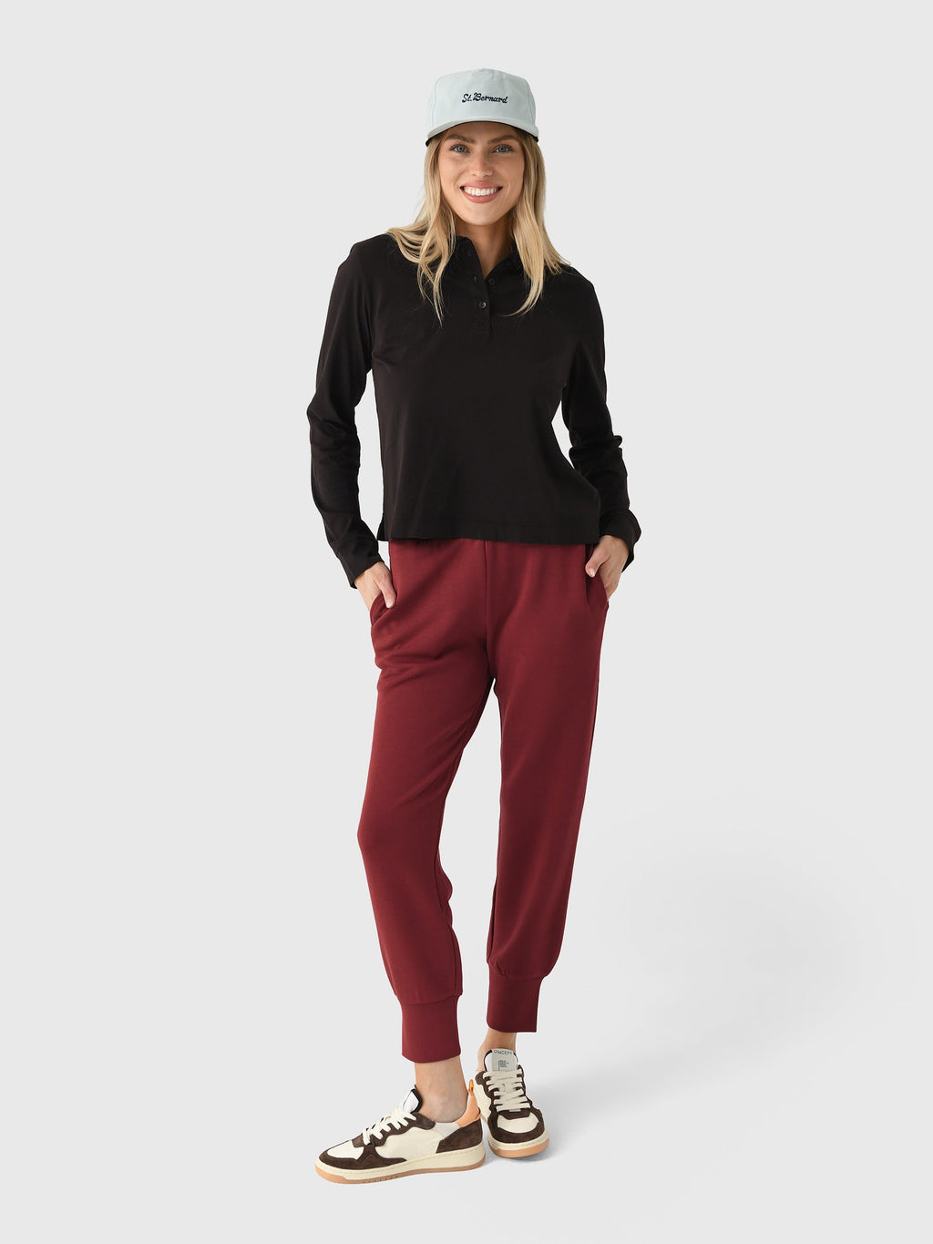 Leset Women's Margo Long Sleeve Polo