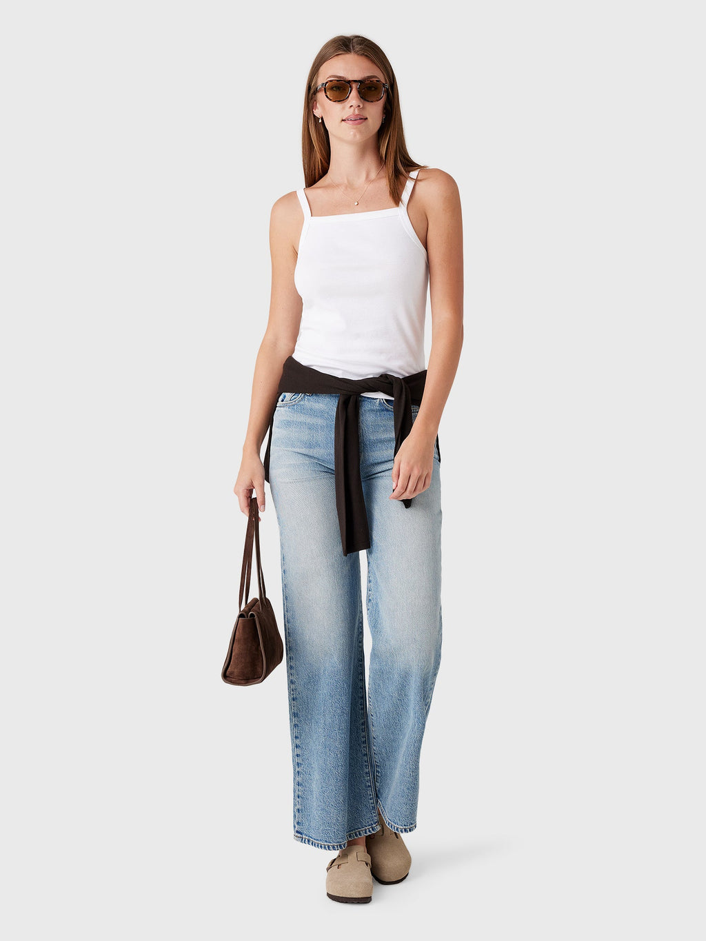 Leset Women's Nando Square Neck Tank