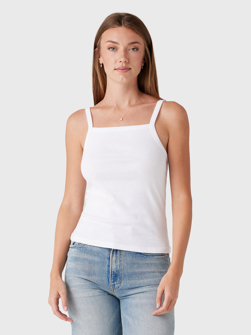 Leset Women's Nando Square Neck Tank