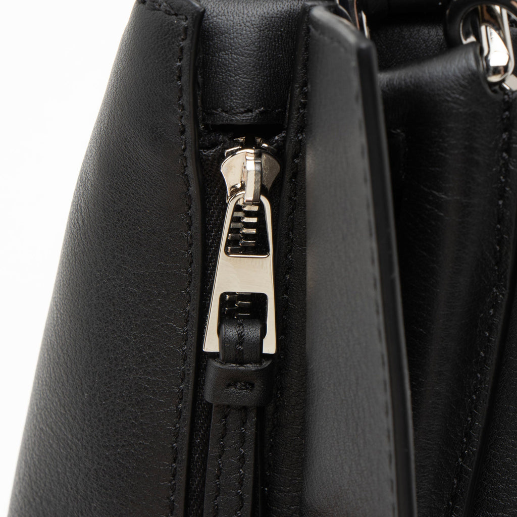 Loewe Calfskin Puzzle Edge Mini Bag - Black