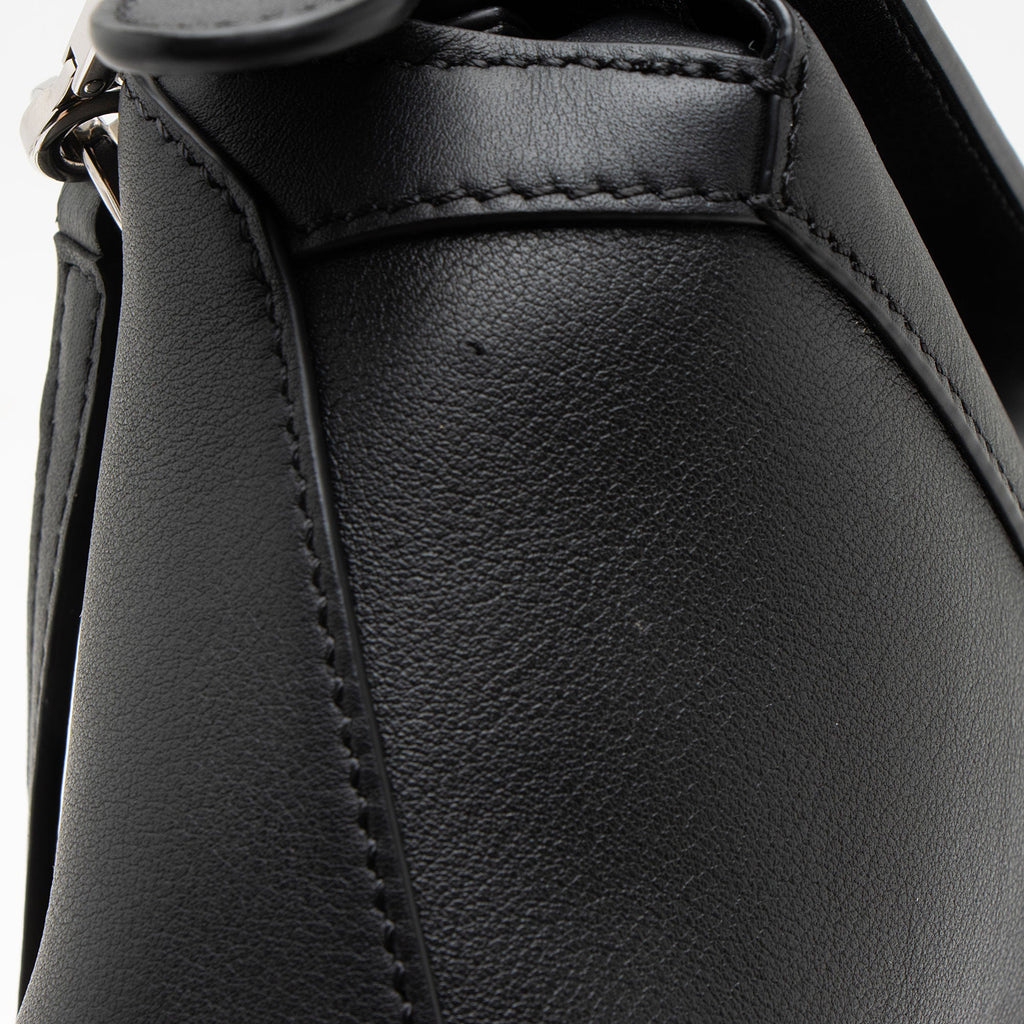 Loewe Calfskin Puzzle Edge Mini Bag - Black