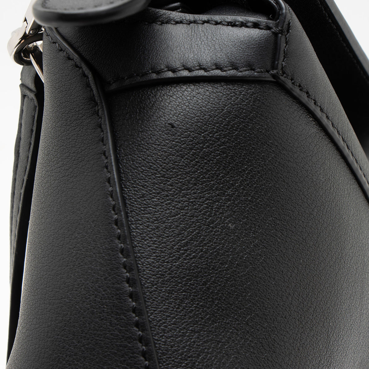 Loewe Calfskin Puzzle Edge Mini Bag - Black