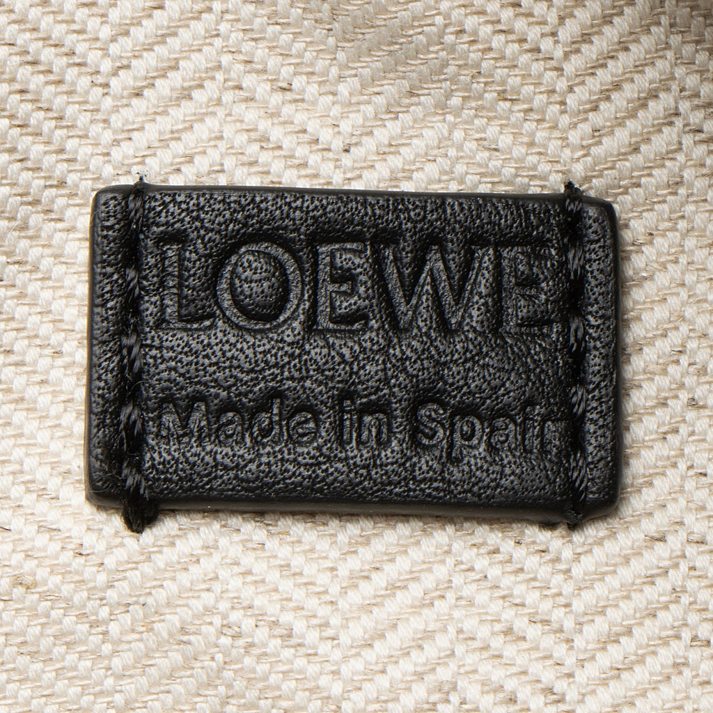 Loewe Calfskin Puzzle Edge Mini Bag - Black