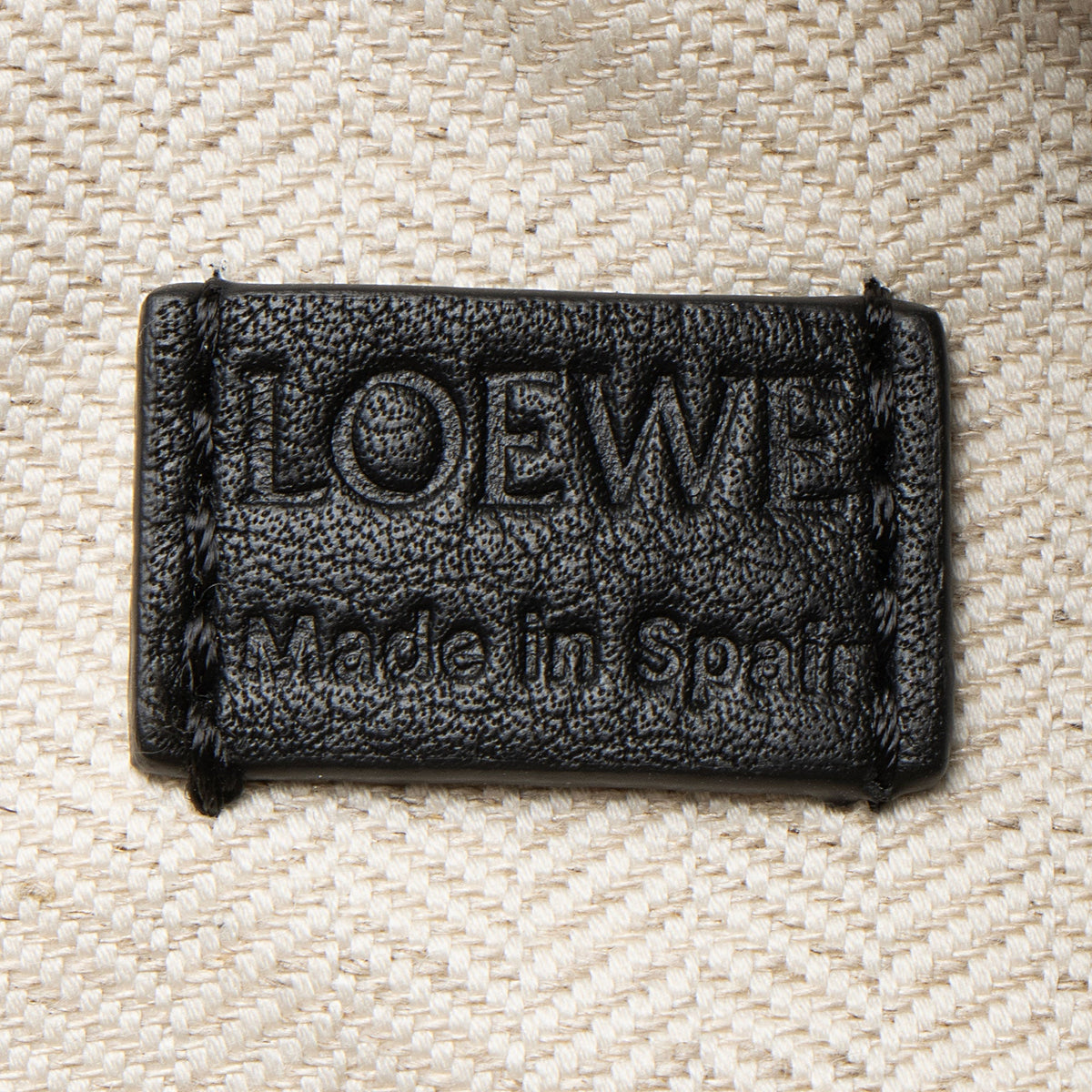 Loewe Calfskin Puzzle Edge Mini Bag - Black