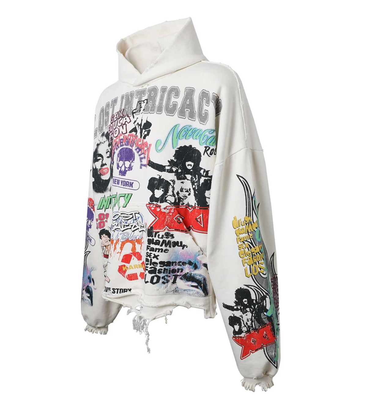 Lost Intricacy University Hoodie Cream