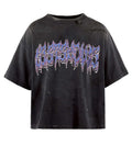 Lost Shdws Metallic Font Tee Black