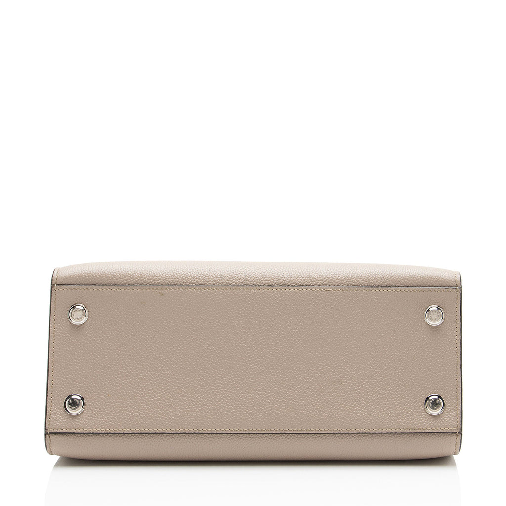 Louis Vuitton Calfskin City Steamer MM Tote Bag - Beige/Black
