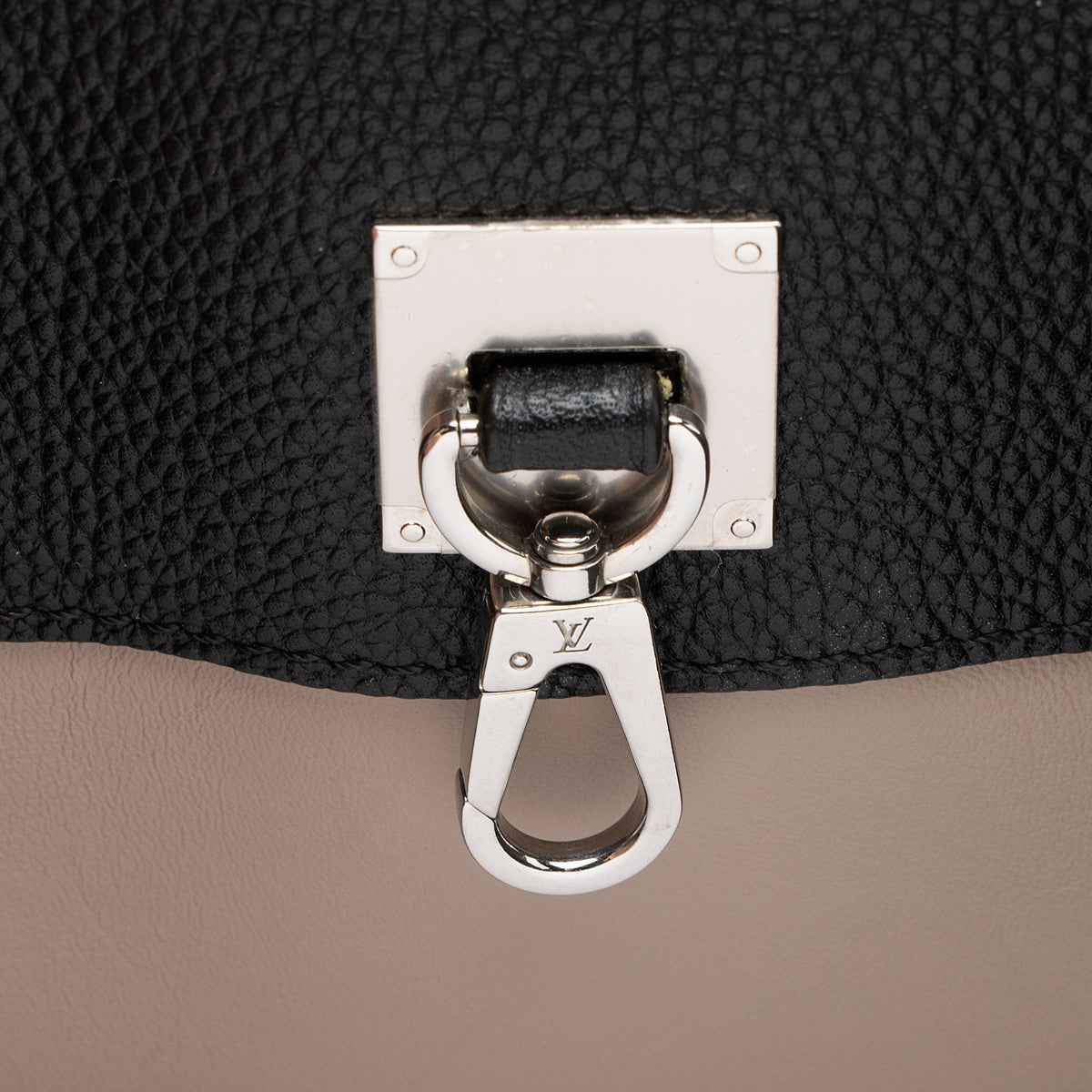 Louis Vuitton Calfskin City Steamer MM Tote Bag - Beige/Black