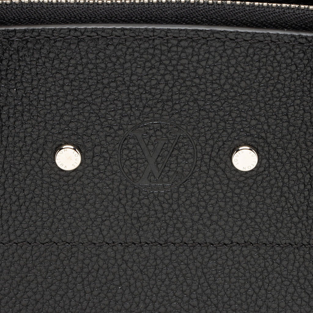 Louis Vuitton Calfskin City Steamer MM Tote Bag - Beige/Black