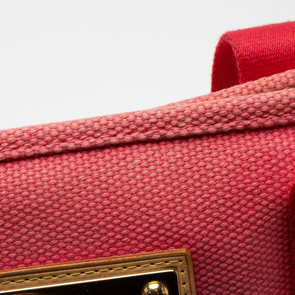 Louis Vuitton Vintage Canvas Antigua Cabas MM Tote Bag - Pink