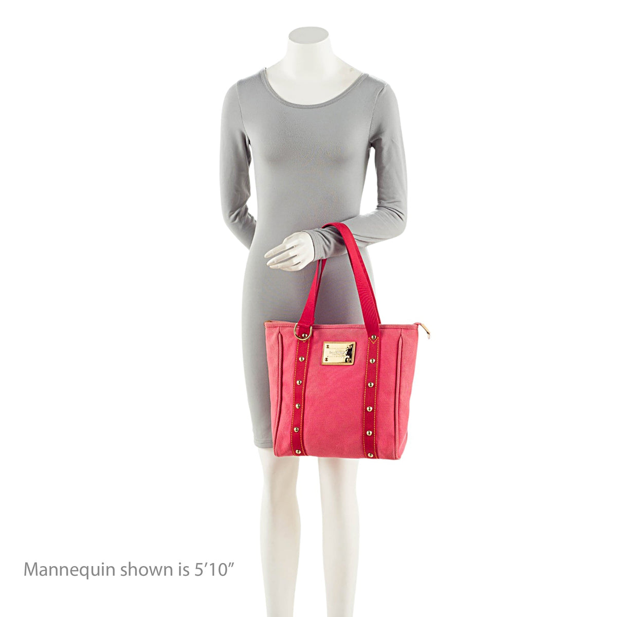 Louis Vuitton Vintage Canvas Antigua Cabas MM Tote Bag - Pink
