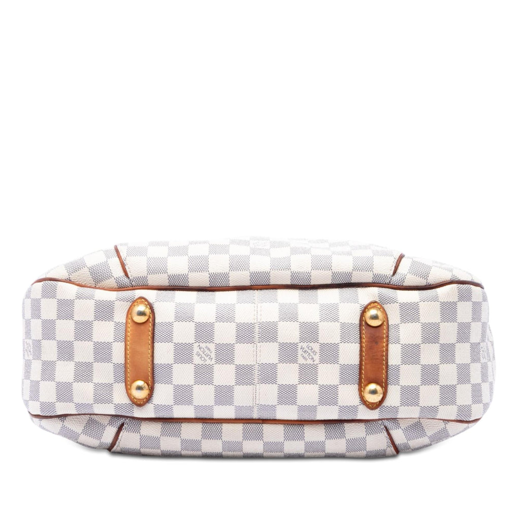 Louis Vuitton Damier Azur Galliera PM Shoulder Bag - White