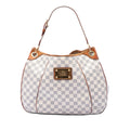 Louis Vuitton Damier Azur Galliera PM Shoulder Bag - White