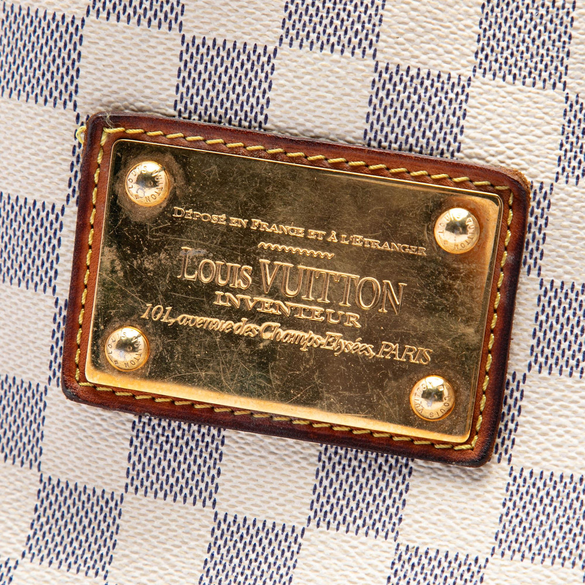 Louis Vuitton Damier Azur Galliera PM Shoulder Bag - White