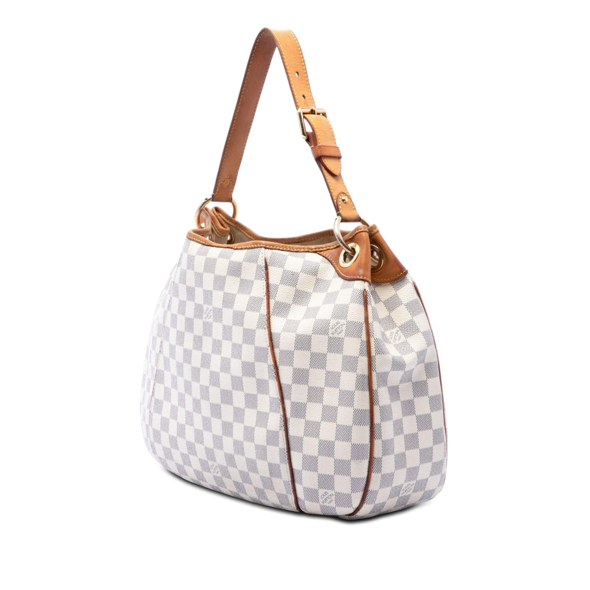 Louis Vuitton Damier Azur Galliera PM Shoulder Bag - White