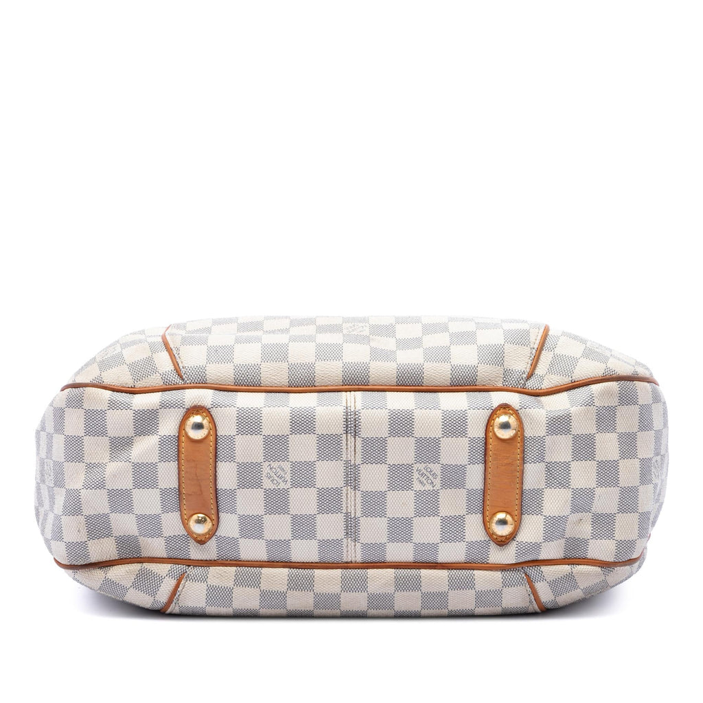 Louis Vuitton Damier Azur Galliera PM Shoulder Bag - White