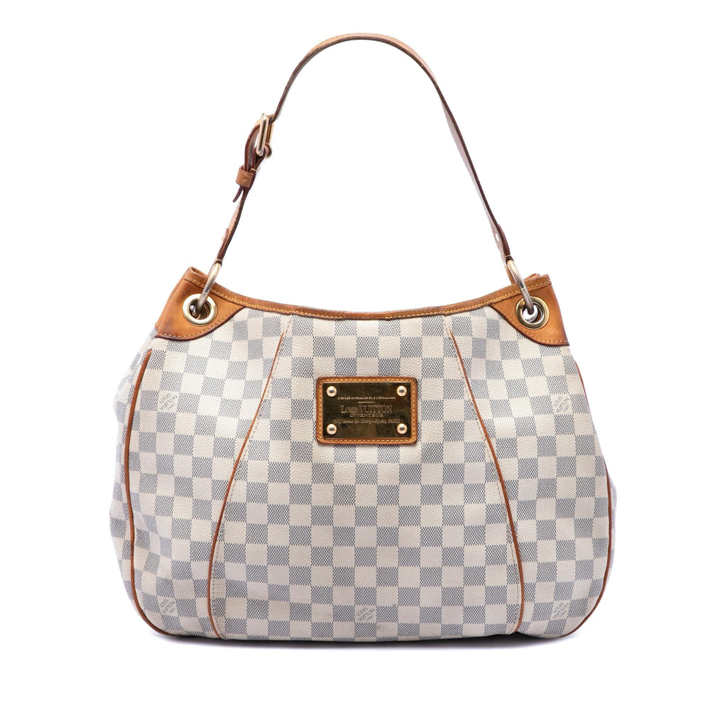 Louis Vuitton Damier Azur Galliera PM Shoulder Bag - White