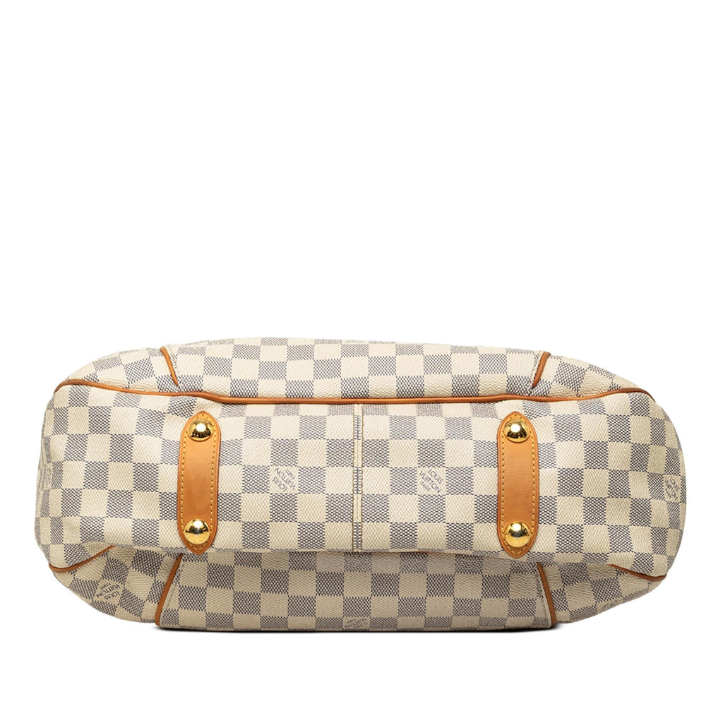 Louis Vuitton Damier Azur Galliera PM Shoulder Bag - White